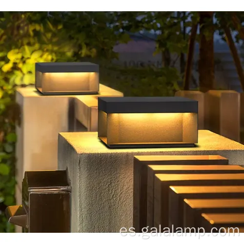 Elegante IP54 LED de acero inoxidable impermeable al aire libre de acero inoxidable